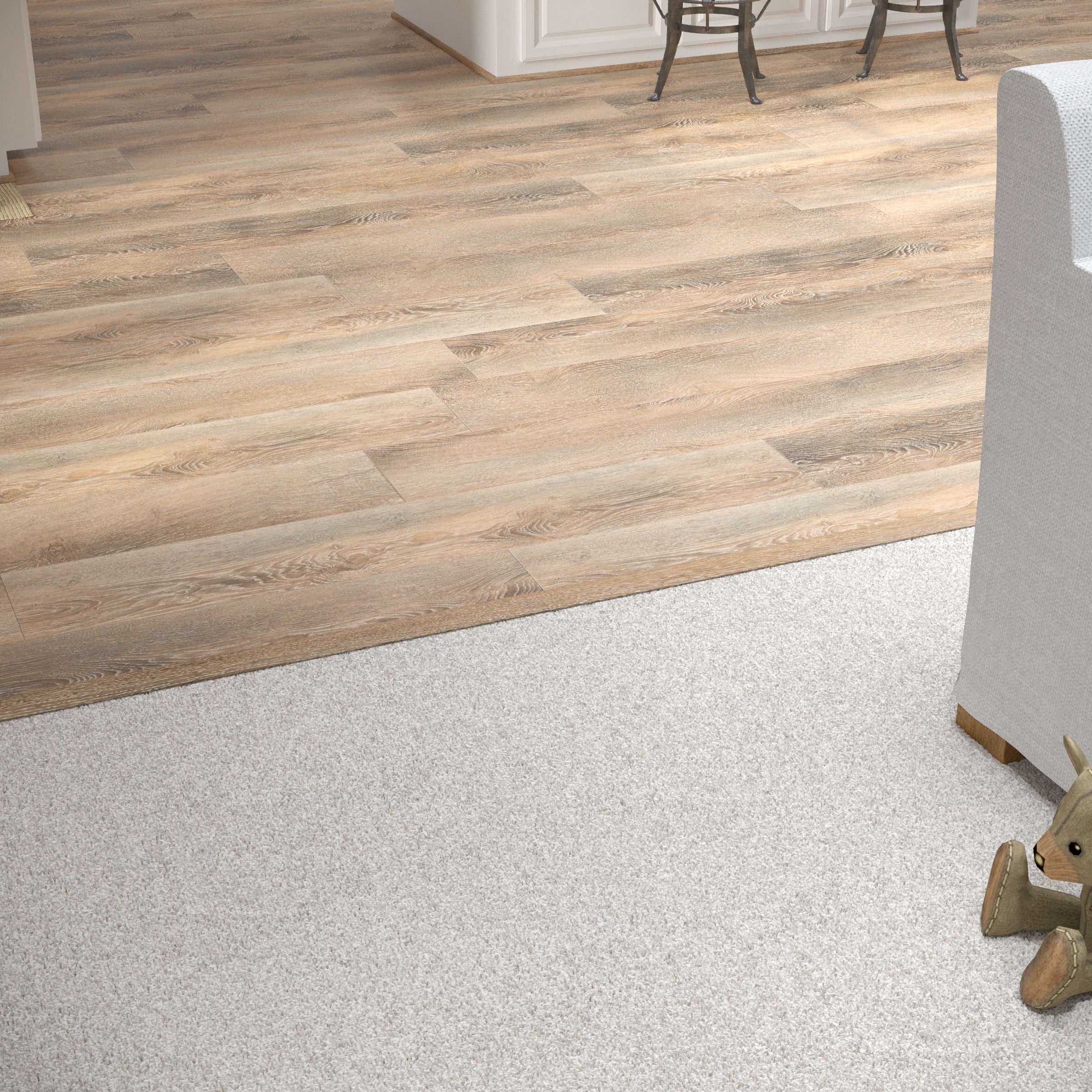 CALI 1.25-in x 72.83-in Osprey Oak Vinyl Floor T-Moulding - Image 2