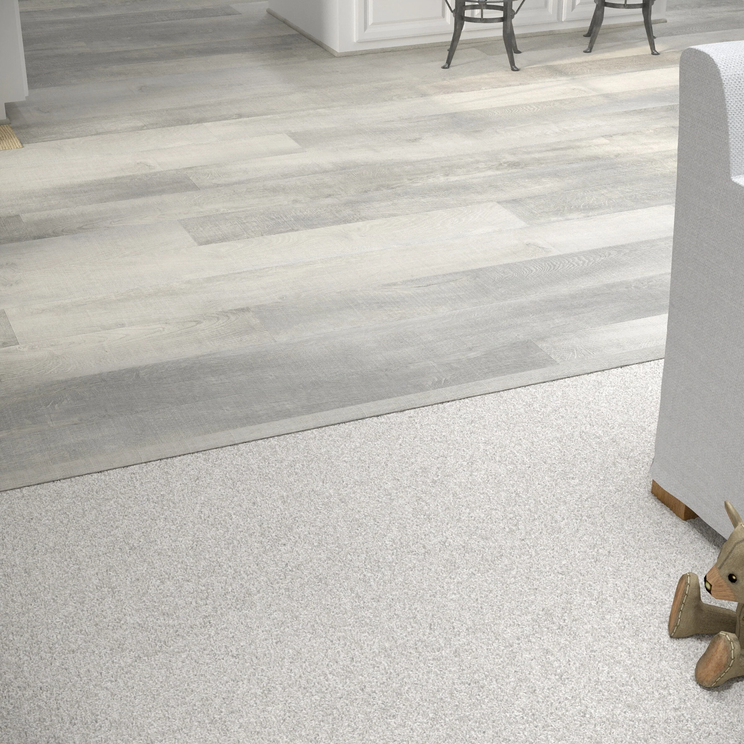 CALI 1.25-in x 72.83-in Windswell Hickory Vinyl Floor T-Moulding - Image 2