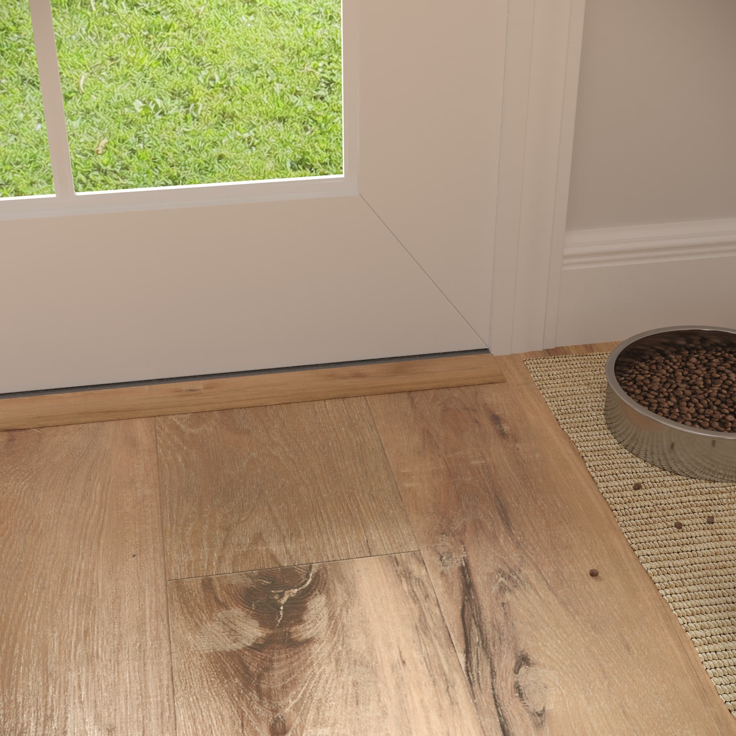 CALI 1.39-in x 72.83-in North Shore Oak Vinyl Floor Threshold - Image 3
