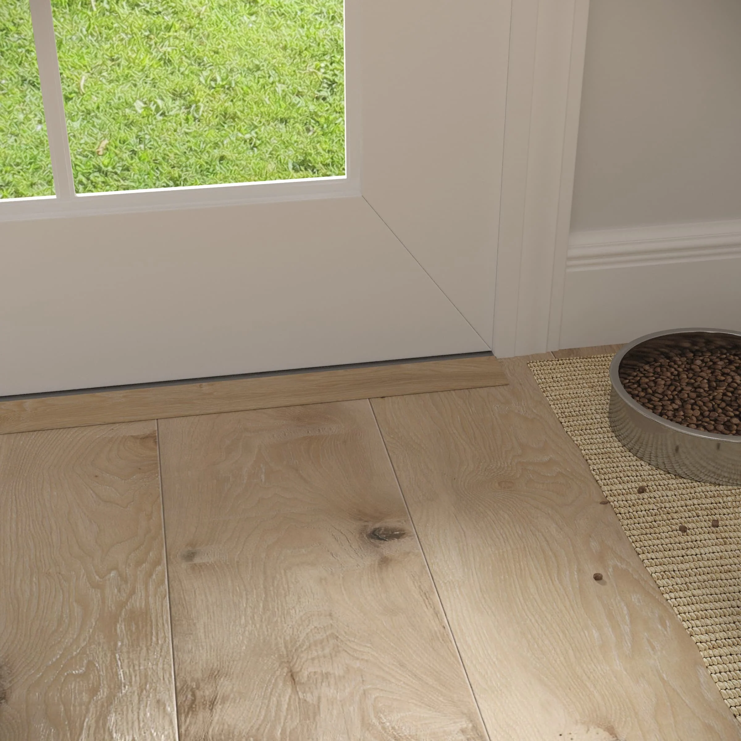 CALI 1.39-in x 72.83-in Seaboard Oak Vinyl Floor Threshold - Image 3