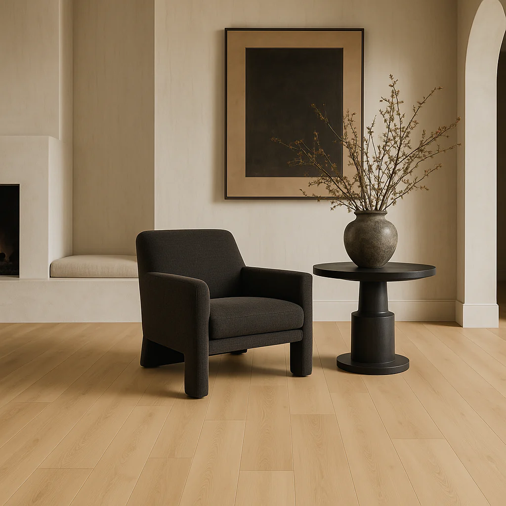 CALI Aqua Tough Caspar Cream 20-mil Waterproof Vinyl Plank Flooring - 23.77 sq ft Carton - Image 3