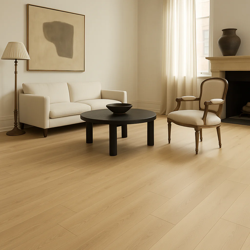 CALI Aqua Tough Caspar Cream 20-mil Waterproof Vinyl Plank Flooring - 23.77 sq ft Carton - Image 4