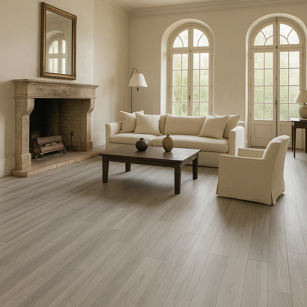 CALI Aqua Tough Premium Gray Ash Vinyl Plank Sample - Waterproof Flooring - Image 4