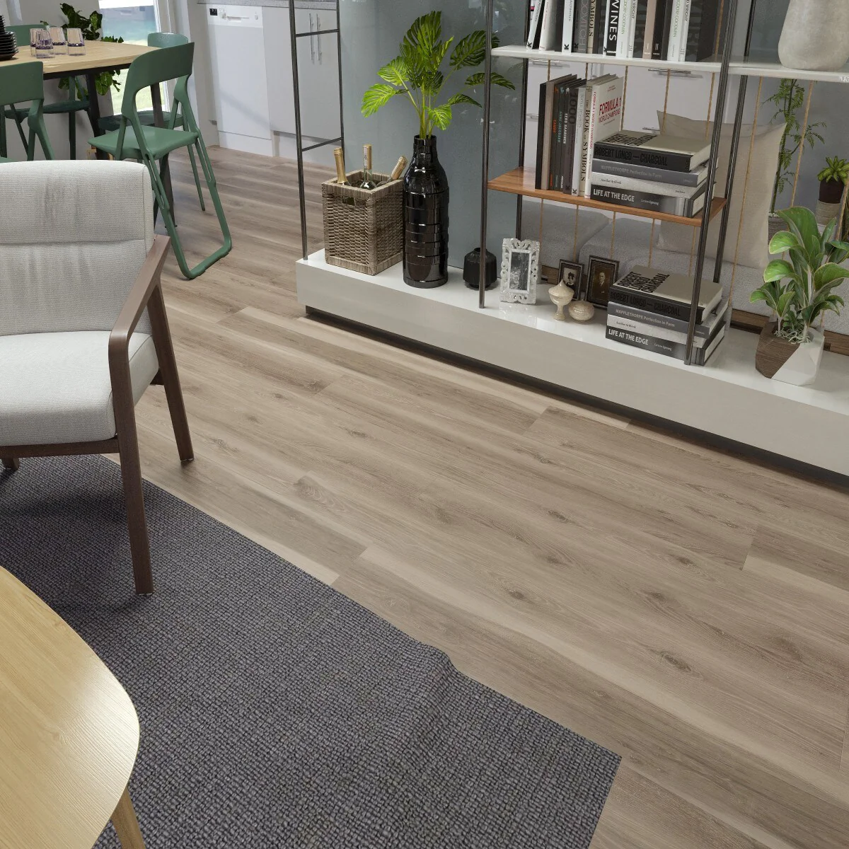 CALI Aqua Tough XL Skyline Pine 4.7-mm x 9-in W x 60-in L Waterproof Luxury Vinyl Plank Flooring (37.54-sq ft/case) - Image 6