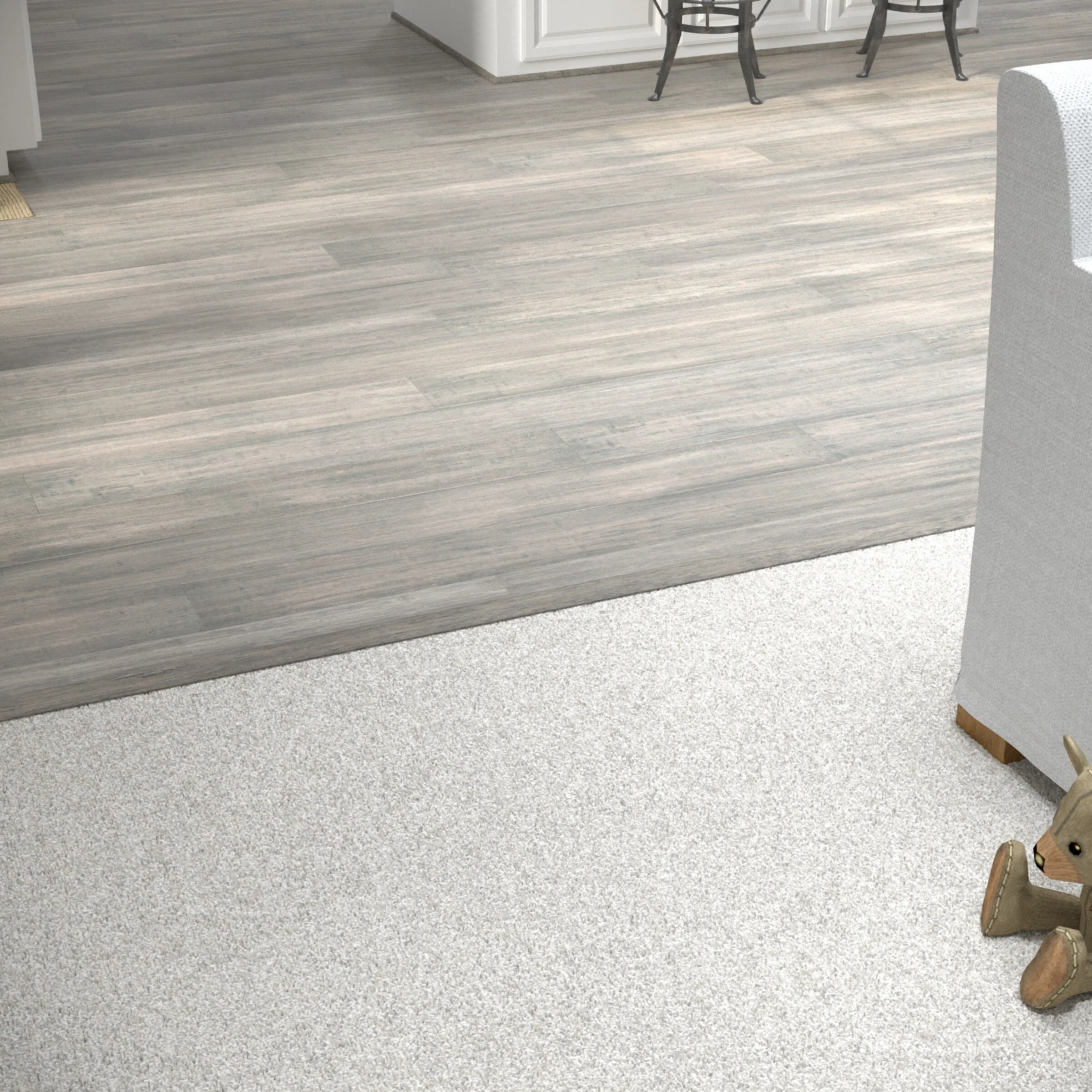 CALI Boardwalk 0.63-in T x 2-in W x 72-in L Solid Wood Floor T-Moulding - Image 3