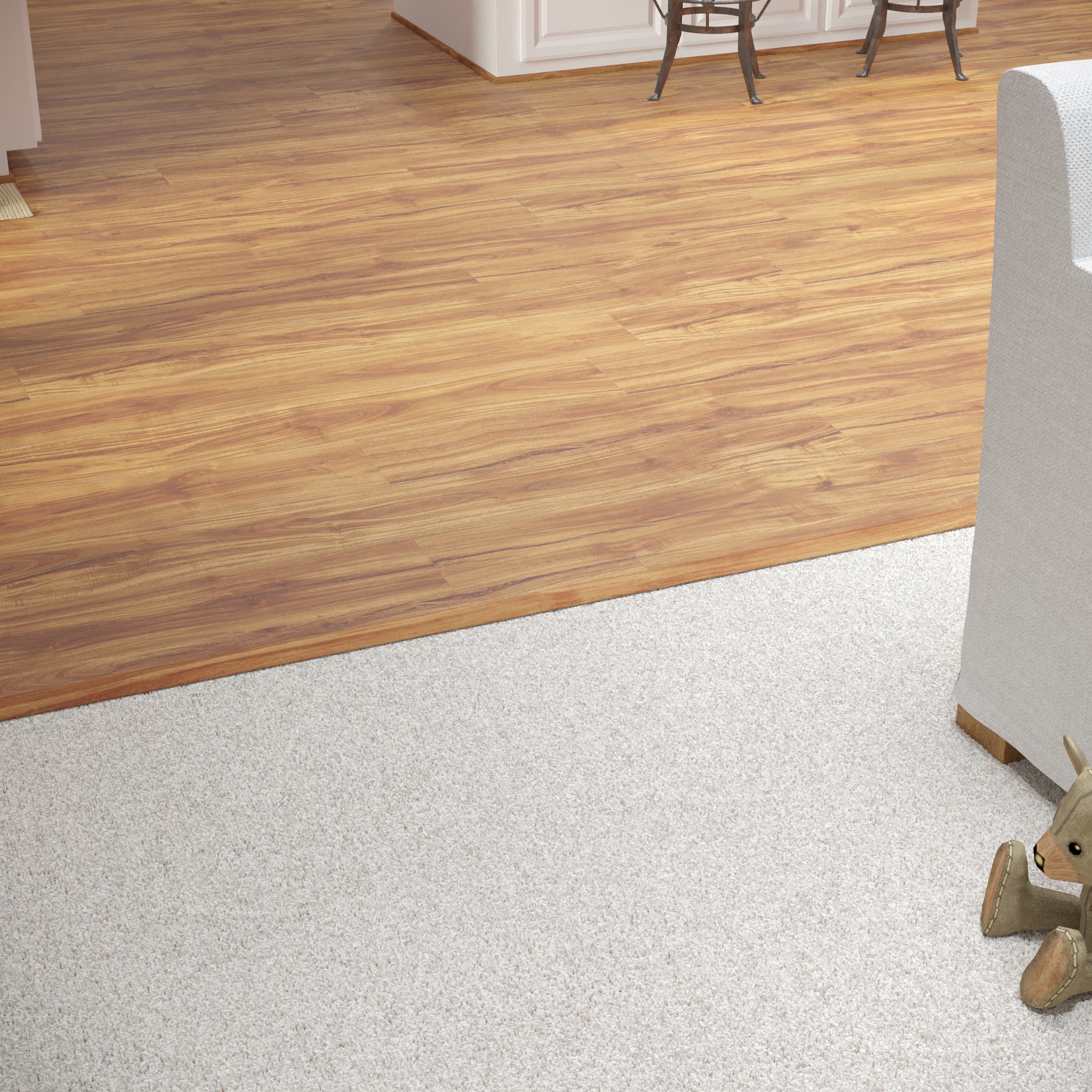 CALI Classic Acacia 0.53-in T x 1.25-in W x 72.83-in L Plastic Floor T-Moulding - Image 3