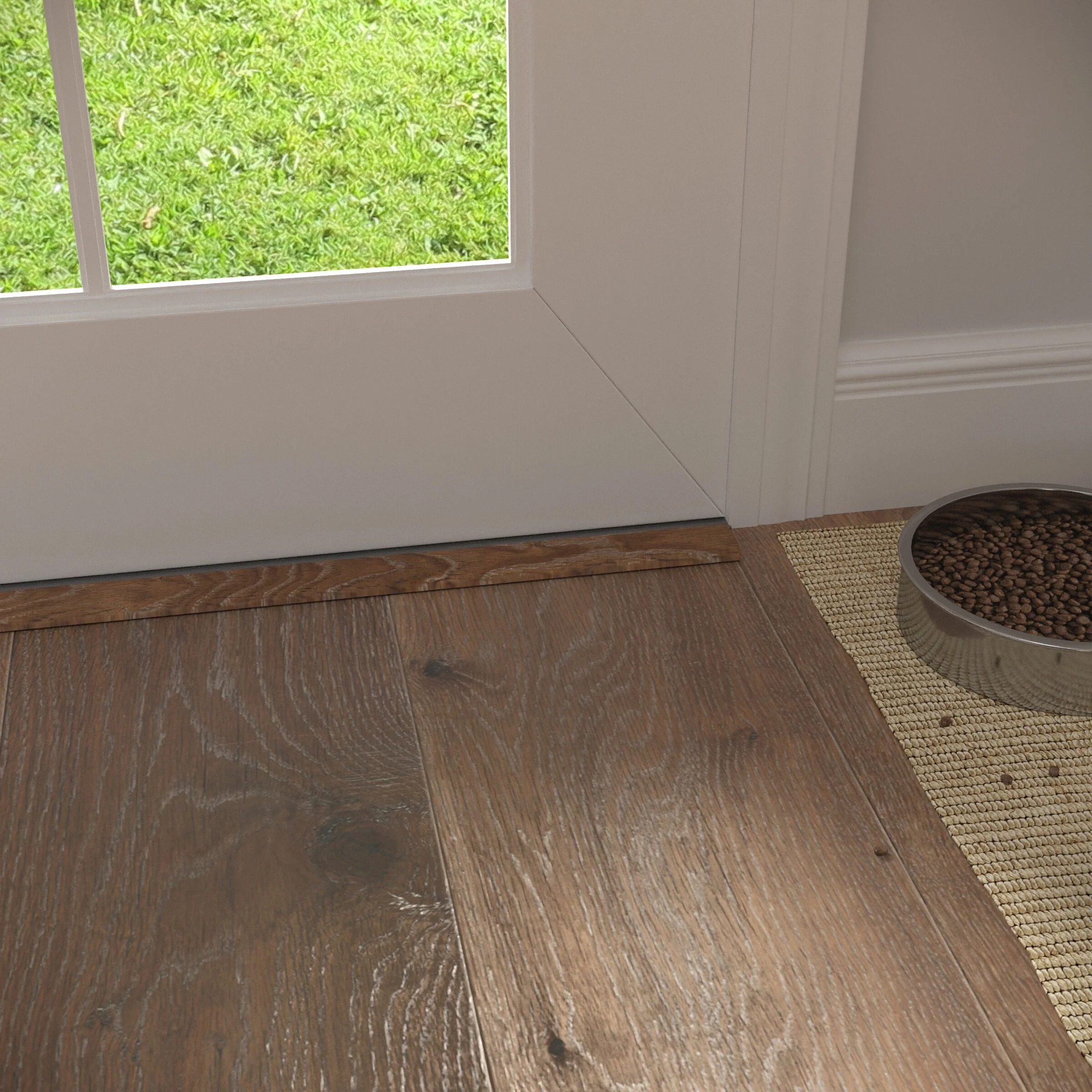 CALI Hardwoods Meritage Knotty Barrel Wood Floor Threshold, 2.32-in W x 75.2-in L - Image 3