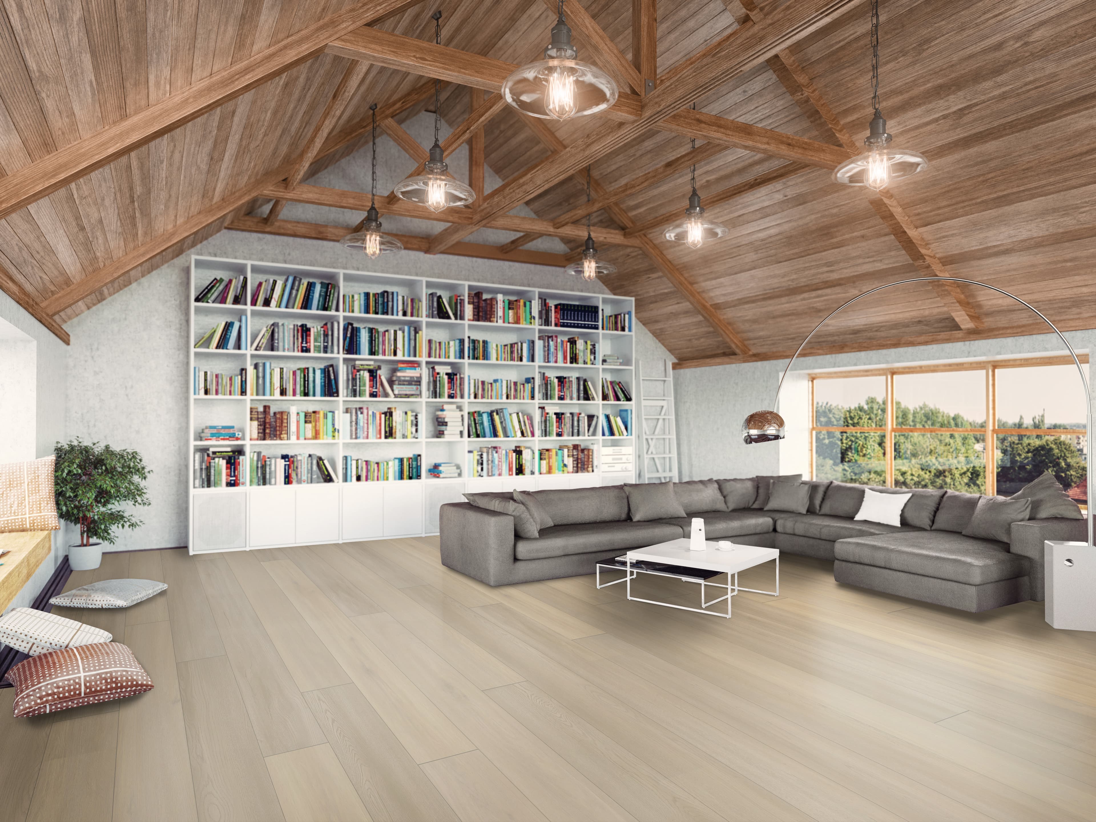 CALI Legends Dawn Patrol 12-mm x 9-in W x 60-in L Water Resistant Interlocking Luxury Vinyl Plank Flooring (22.44-sq ft/case) - Image 4