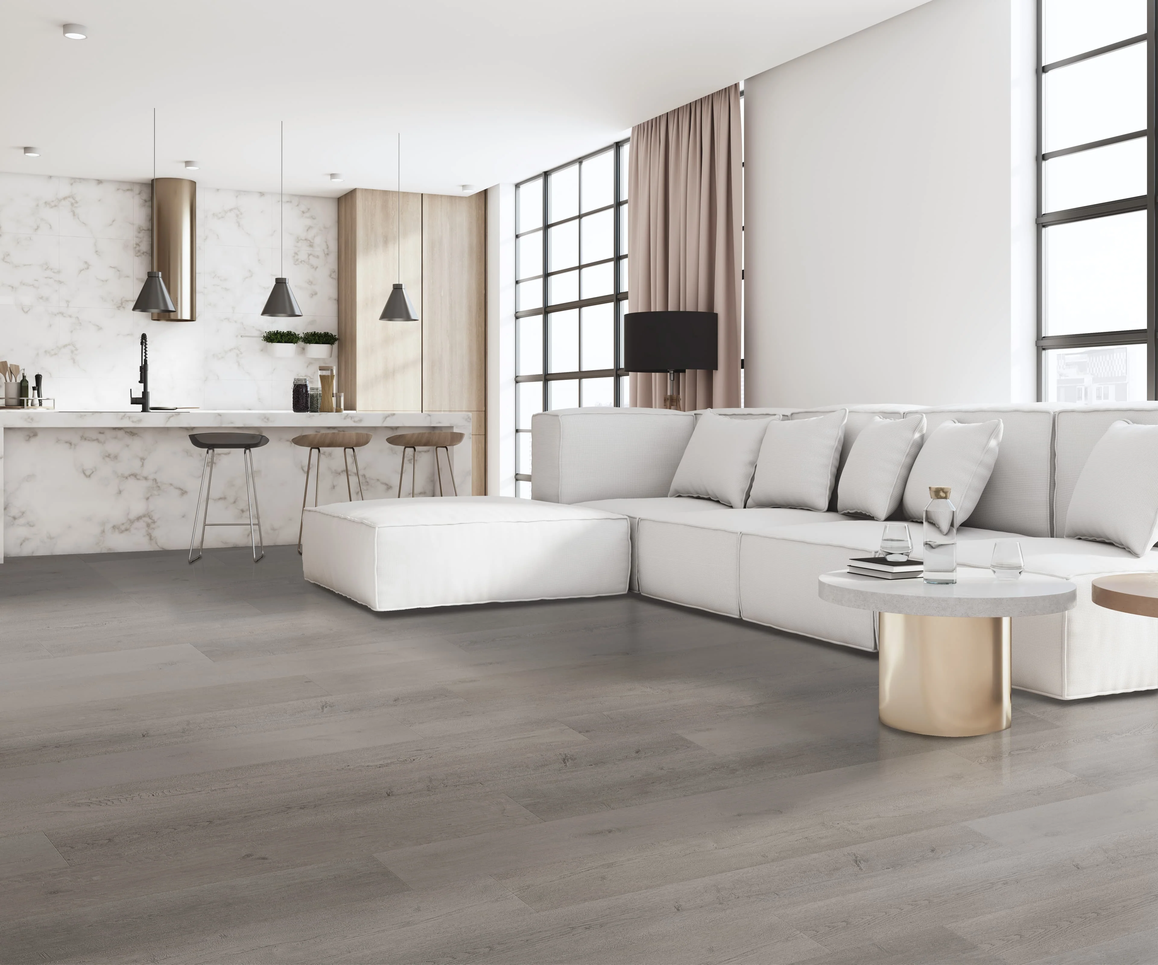 CALI Legends Diamondhead 12-mm x 9-in W x 60-in L Water Resistant Interlocking Luxury Vinyl Plank Flooring (22.44-sq ft/case) - Image 4