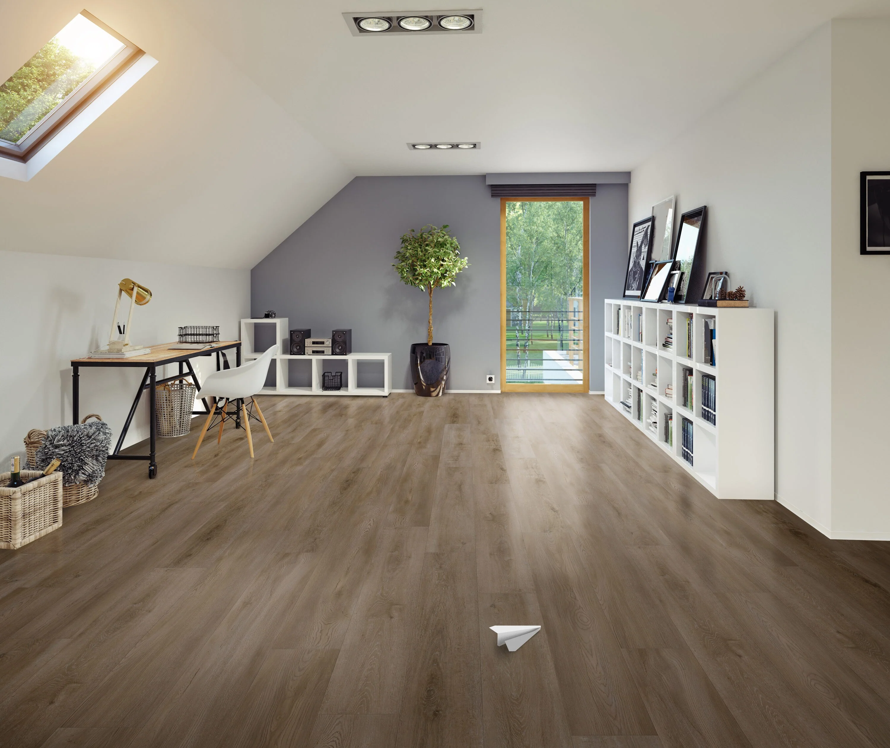 CALI Legends King Tide 12-mm x 9-in W x 60-in L Water Resistant Interlocking Luxury Vinyl Plank Flooring (22.44-sq ft/case) - Image 8