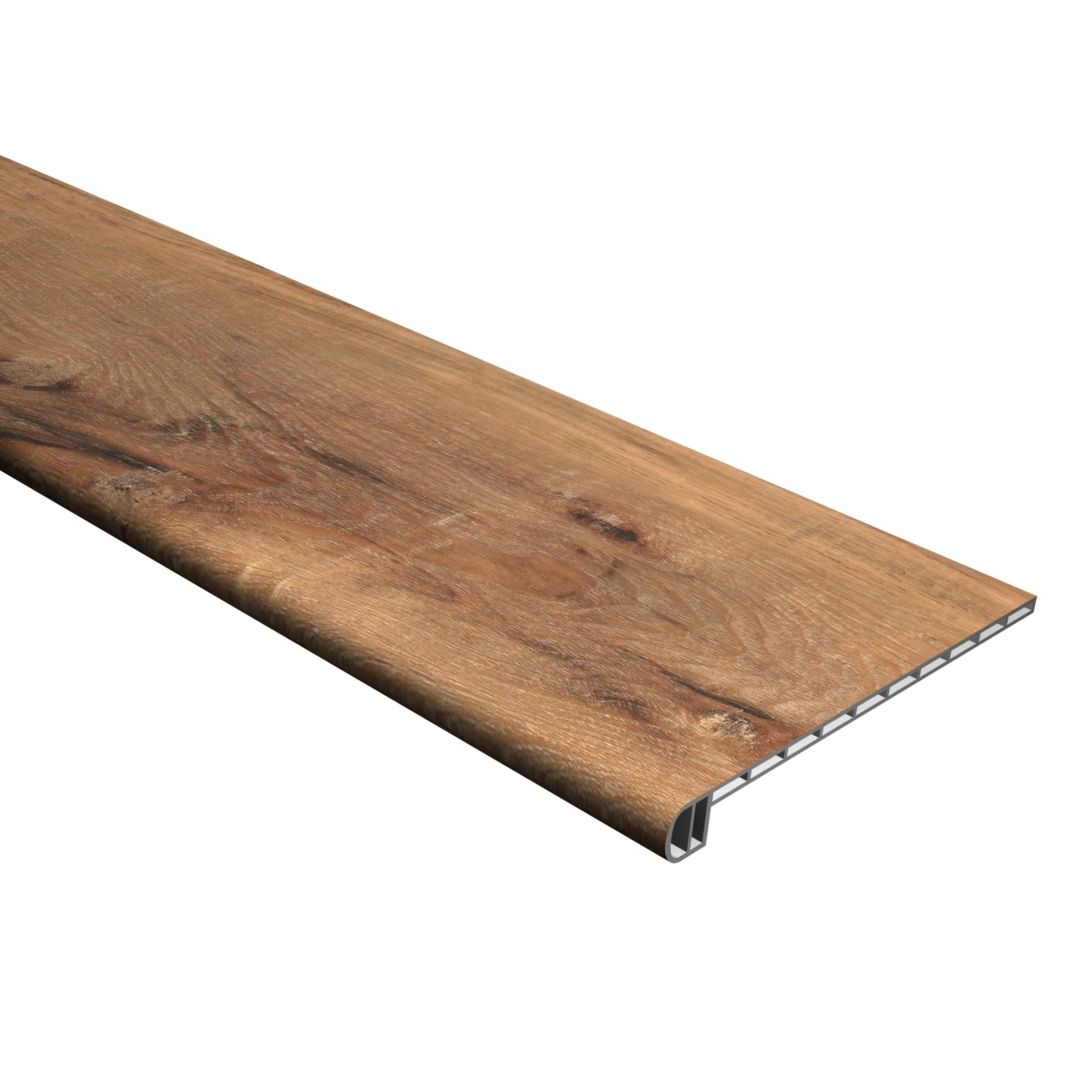 CALI Longboard Vinyl Pro 11.5-in x 48-in North Shore Oak Prefinished Stair Tread
