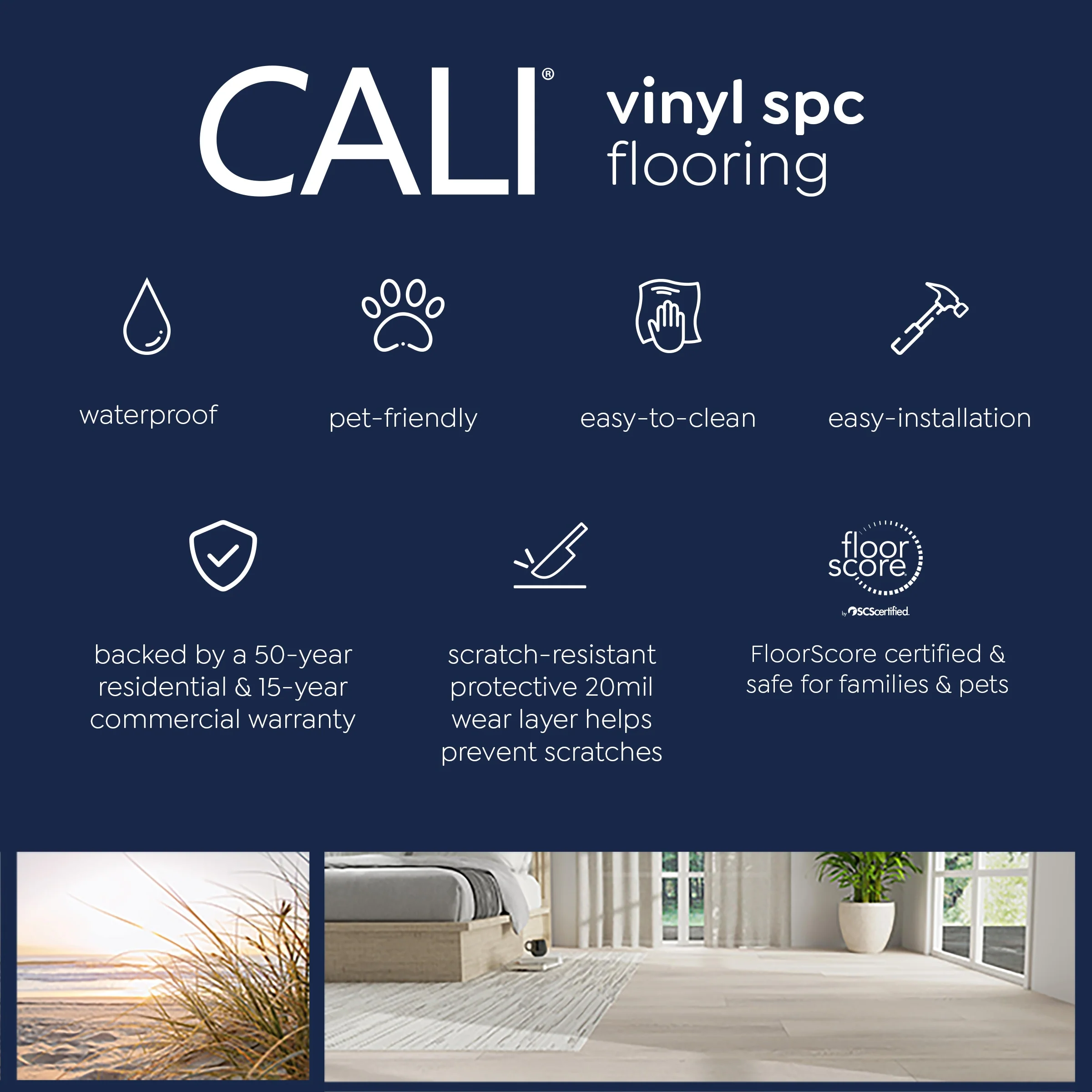 CALI Longboards Island Maple 20-mil x 9-in W x 70-4/5-in L Waterproof Interlocking Luxury Vinyl Plank Flooring - Image 8