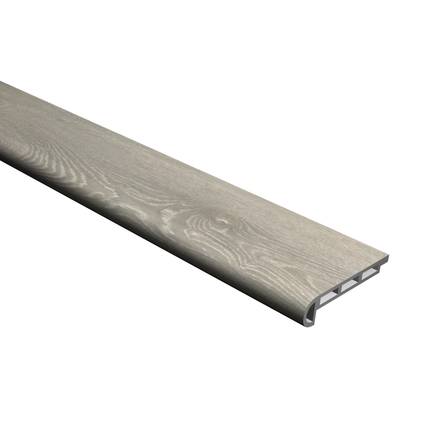 CALI Longboards Vinyl Pro 2.06-in x 72.83-in Whitewater Oak Prefinished Stair Nosing - Image 2