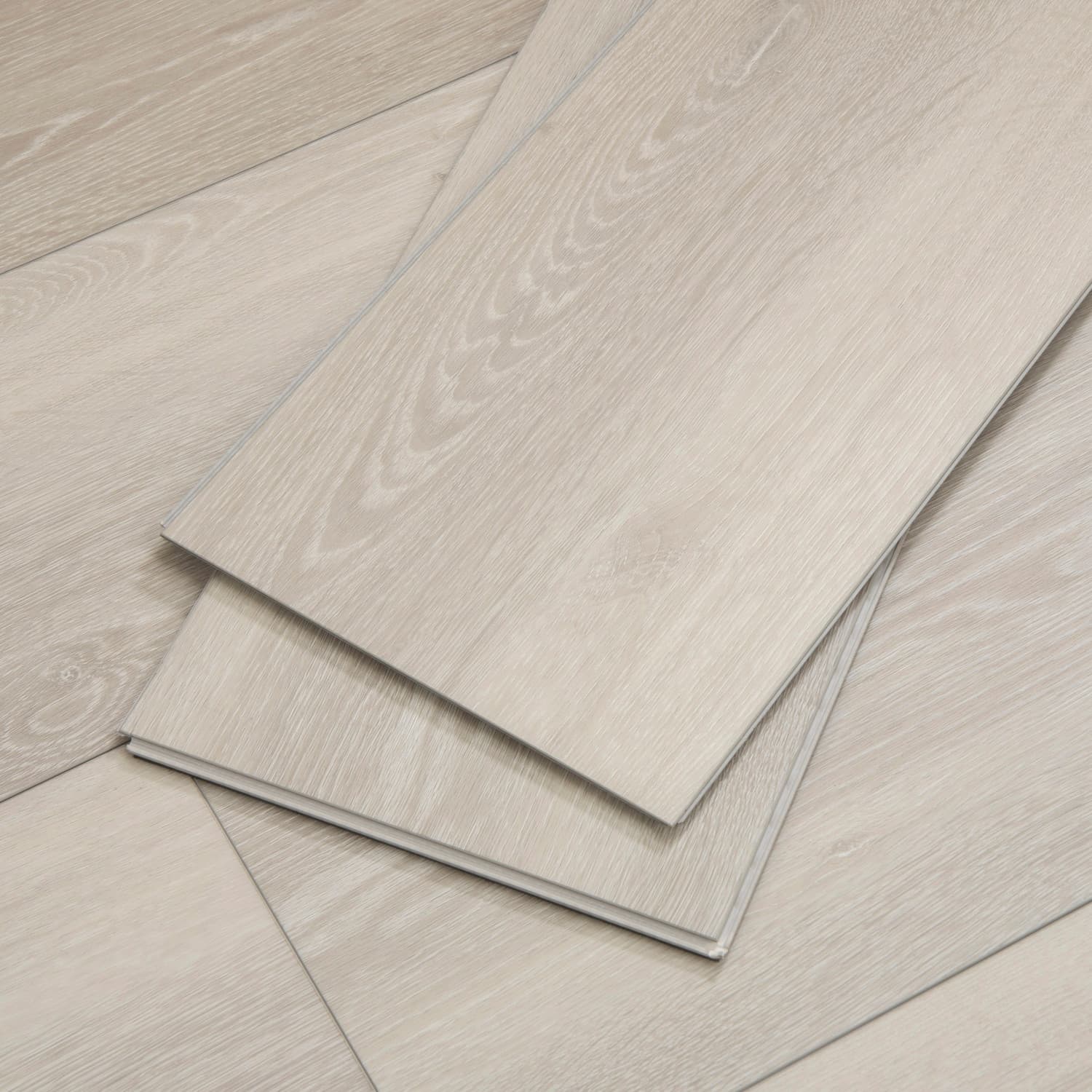CALI Longboards Whitewater Oak 8-mm x 9-in W x 70-in L Waterproof Interlocking Luxury Vinyl Plank Flooring (26.62-sq ft/case)