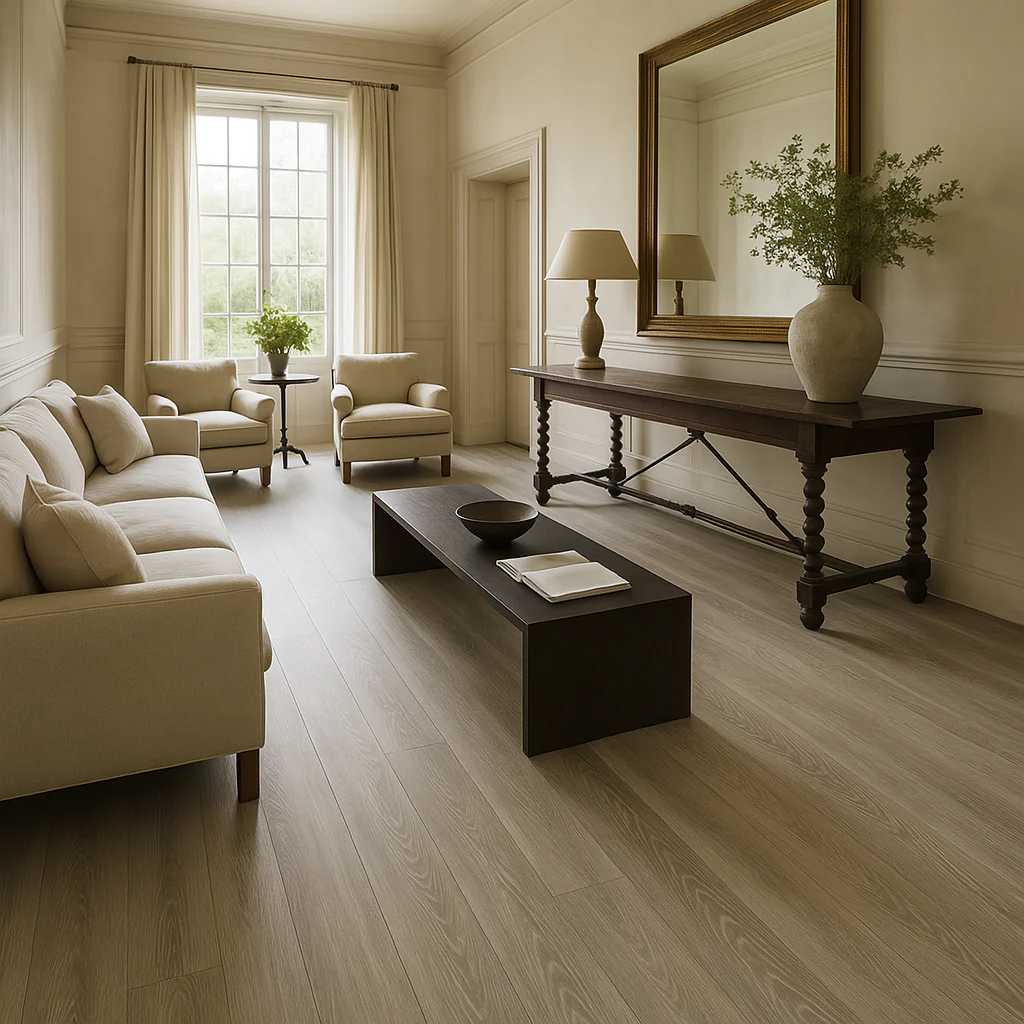 CALI Longboards Whitewater Oak Luxury Vinyl Plank Flooring - Waterproof, Scratch-Resistant, 26.62 sq ft Carton - Image 4