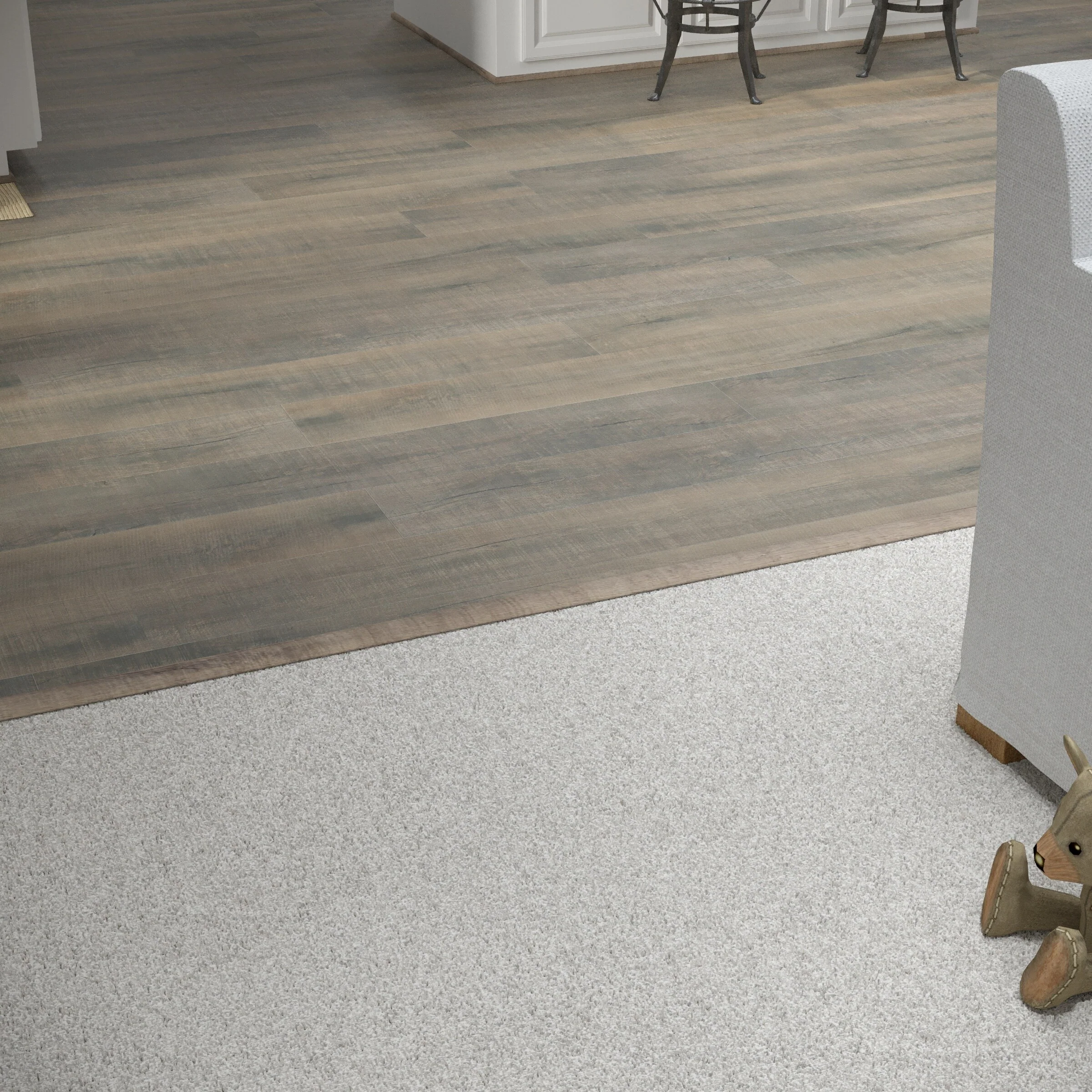 CALI Monterey 0.53-in T x 1.25-in W x 72.83-in L Vinyl Floor T-Moulding - Image 2