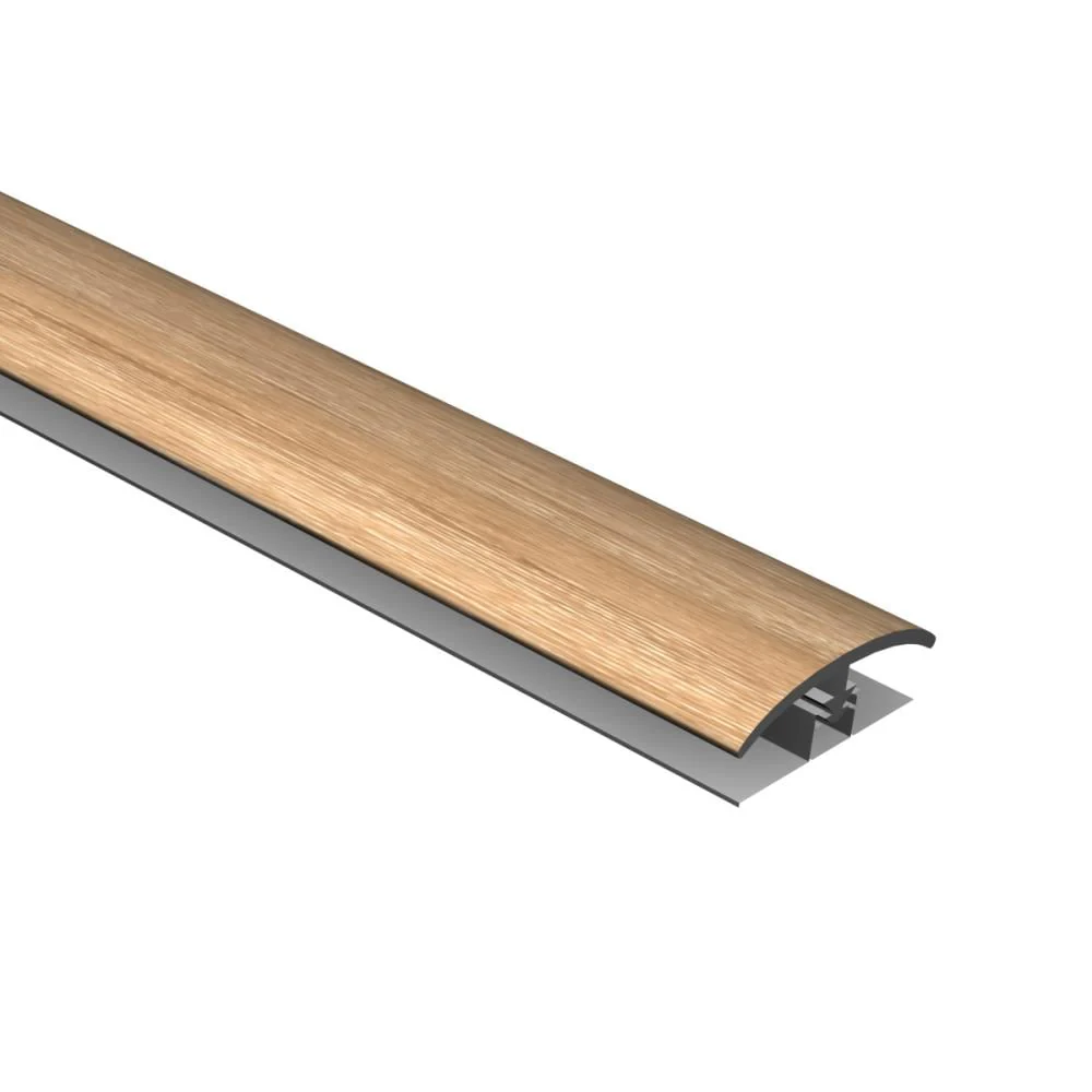 CALI Mute Step Aged Hickory 0.56-in T x 1.25-in W x 72-in L Vinyl Floor T-moulding