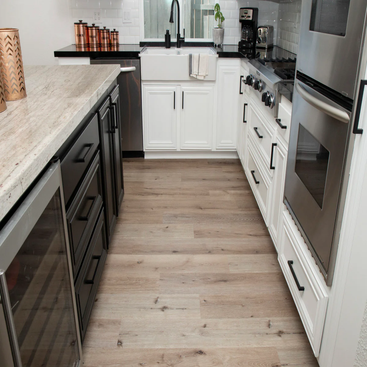 CALI Mute Step Aged Hickory 6.5-mm x 7-in W x 48-in L Waterproof Interlocking Luxury Vinyl Plank Flooring (24.03-sq ft/case) - Image 2