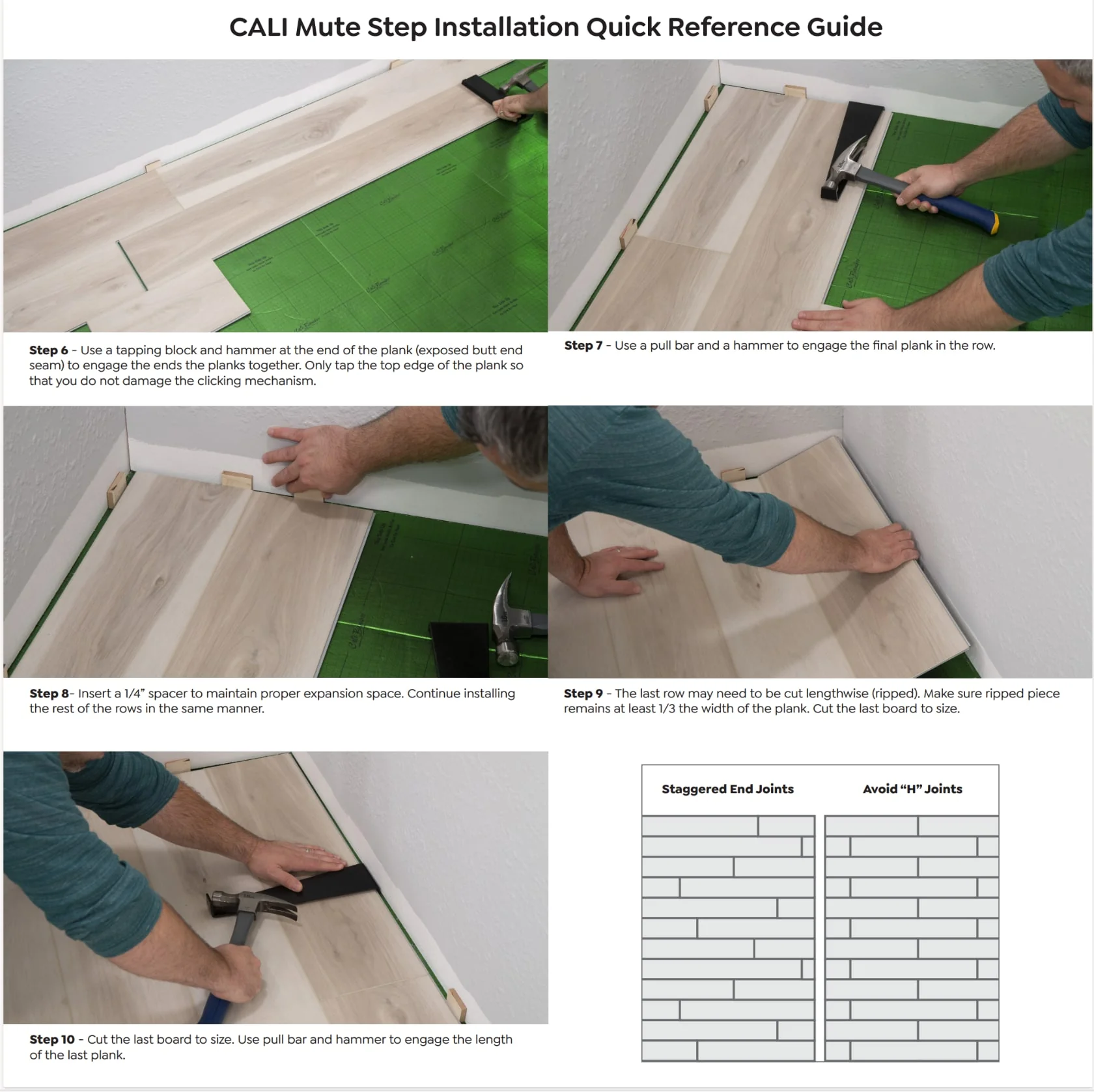 CALI Mute Step Coastal Eucalyptus 6.5-mm x 7-in W x 48-in L Water Resistant Luxury Vinyl Plank Flooring (24.03-sq ft/case) - Image 7