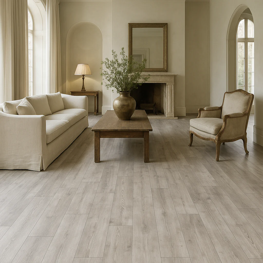 CALI Gray Ash Waterproof Luxury Vinyl Plank Flooring - 24.03 sq ft Carton, 20-mil Wear Layer, Easy Installation - Image 4