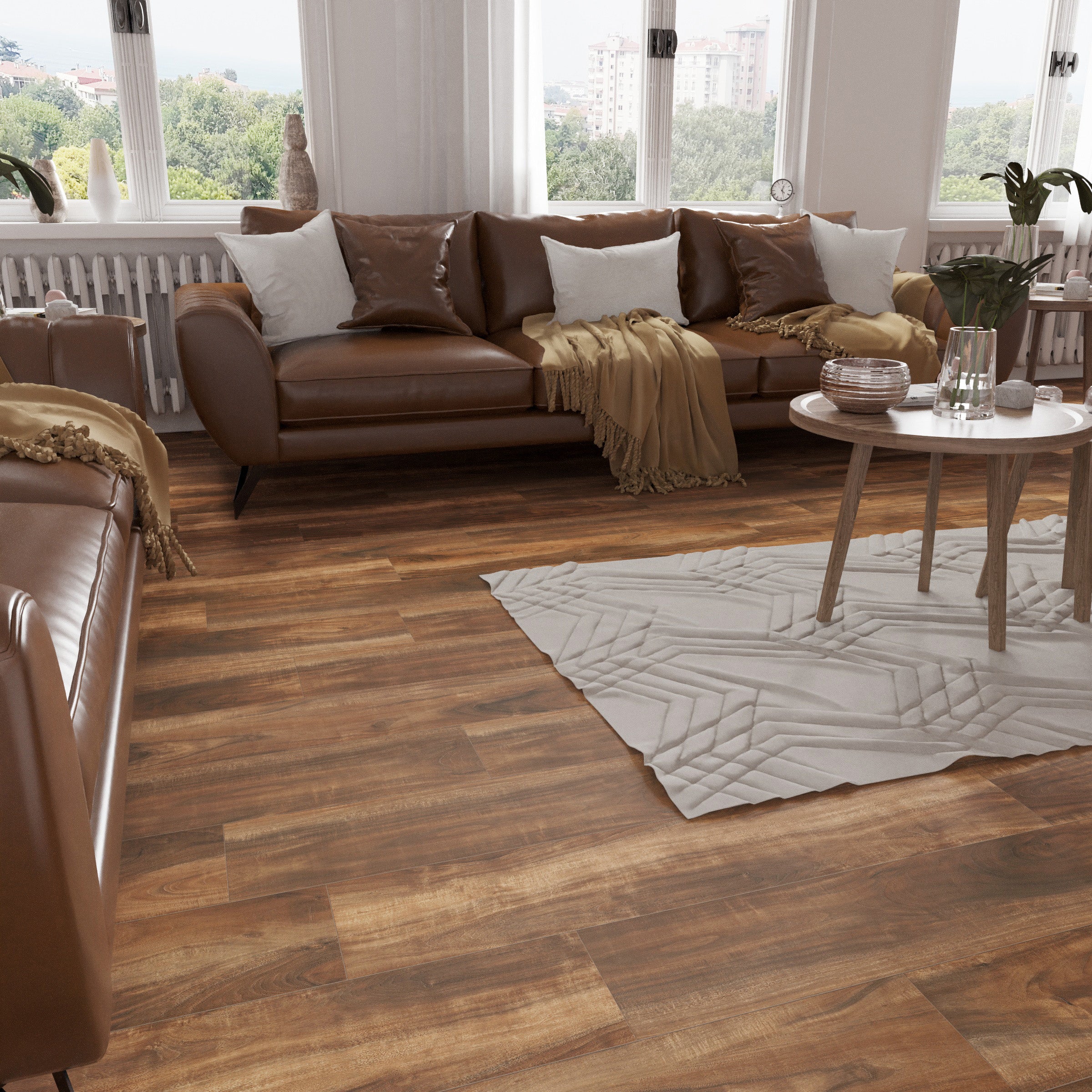 CALI Mute Step Sunset Koa 6.5-mm x 7-in W x 48-in L Waterproof Luxury Vinyl Plank Flooring (24.03-sq ft/case) - Image 6