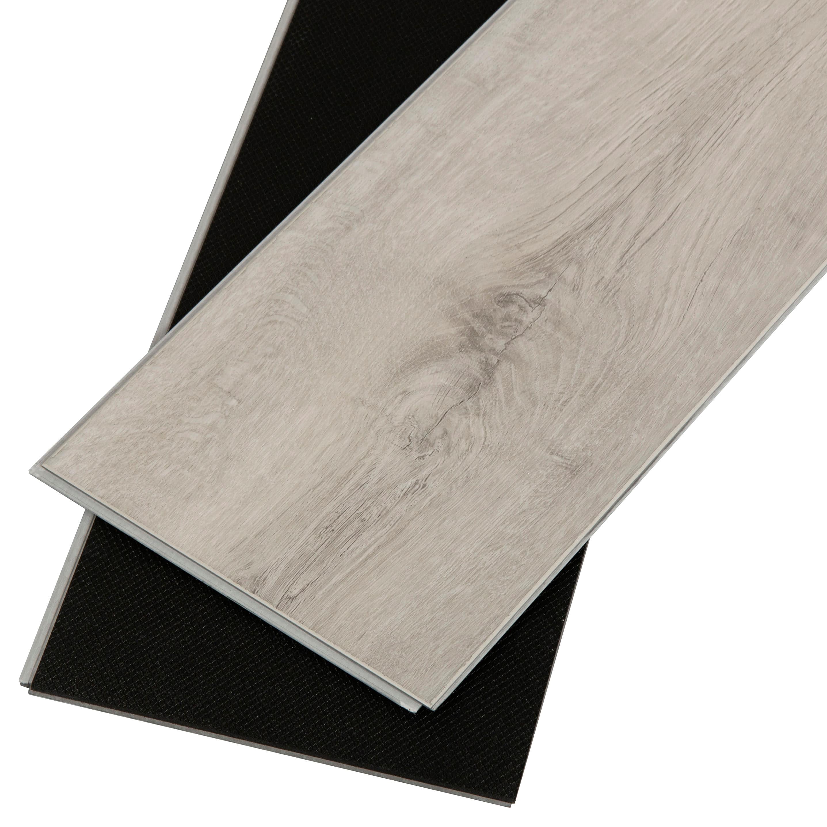 CALI Mute Step White Aspen 20-mil x 7-in W x 48-in L Waterproof Interlocking Luxury Vinyl Plank Flooring - Image 3