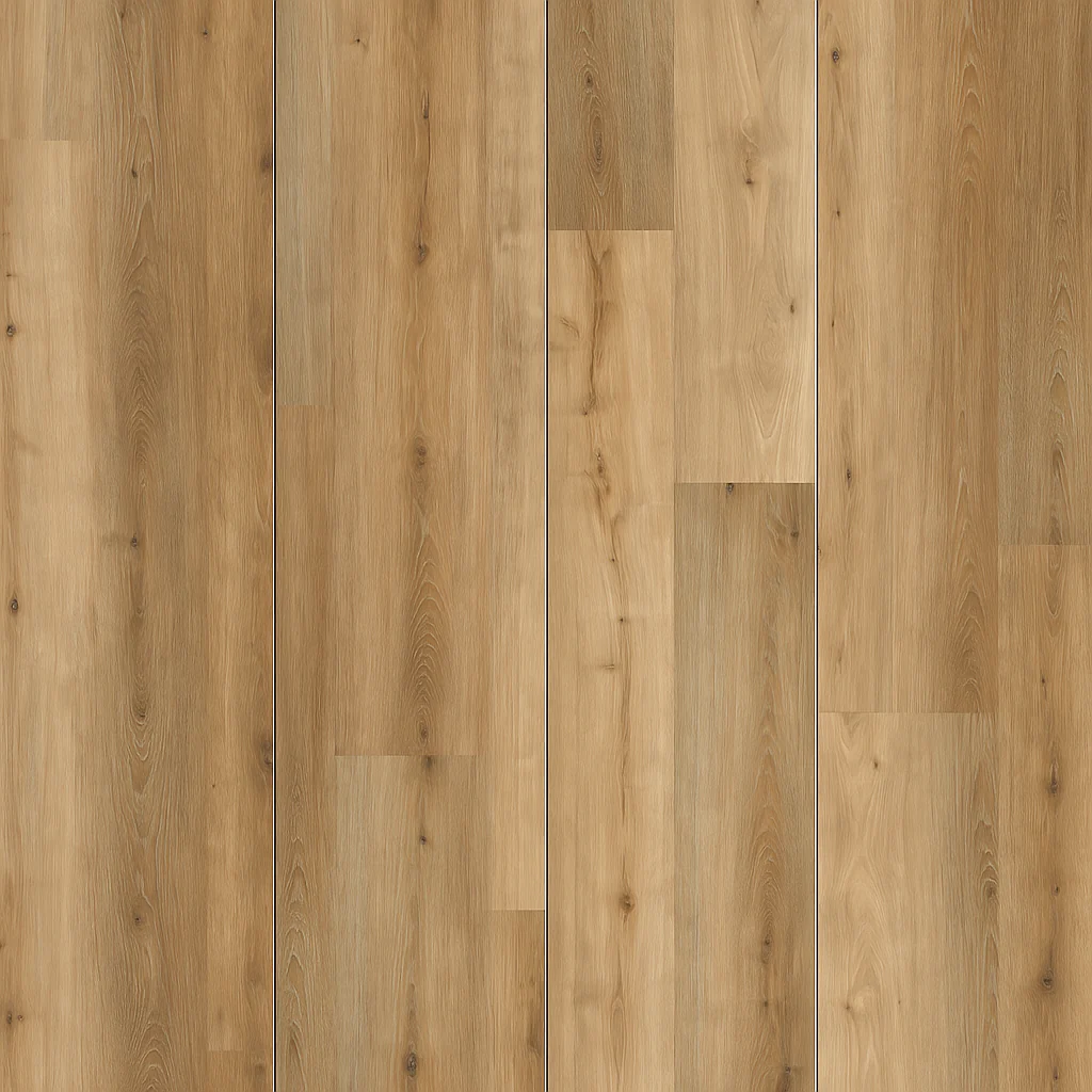 CALI Natural Elm Waterproof Luxury Vinyl Plank Flooring - 24.03 sq ft Carton, 20-mil Wear Layer, Easy Installation