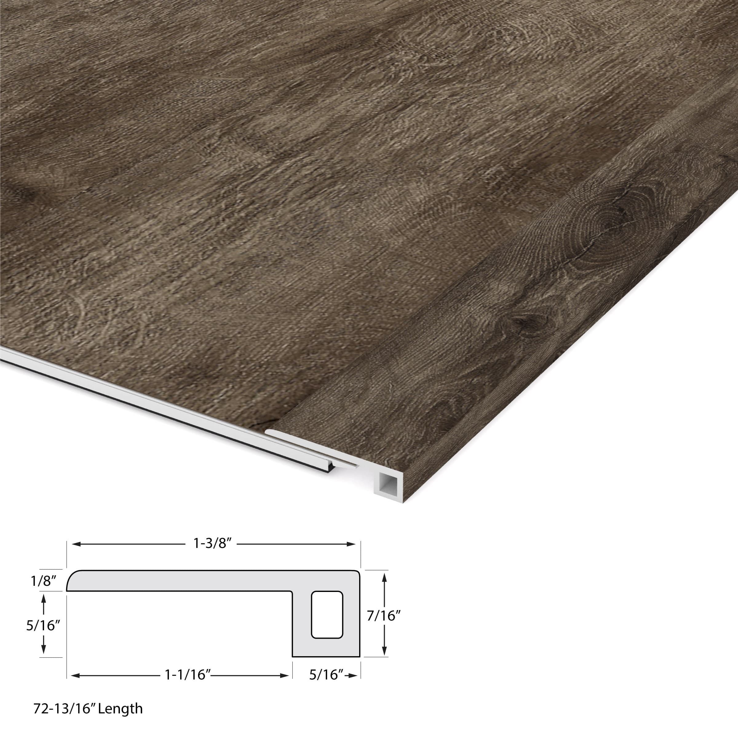 CALI Offshore Oak 1.39-in x 72.83-in Vinyl Floor Threshold