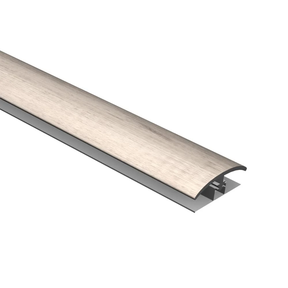 CALI Pro with Mute Step Gray Ash 0.56-in T x 1.25-in W x 72-in L Vinyl Floor T-Moulding