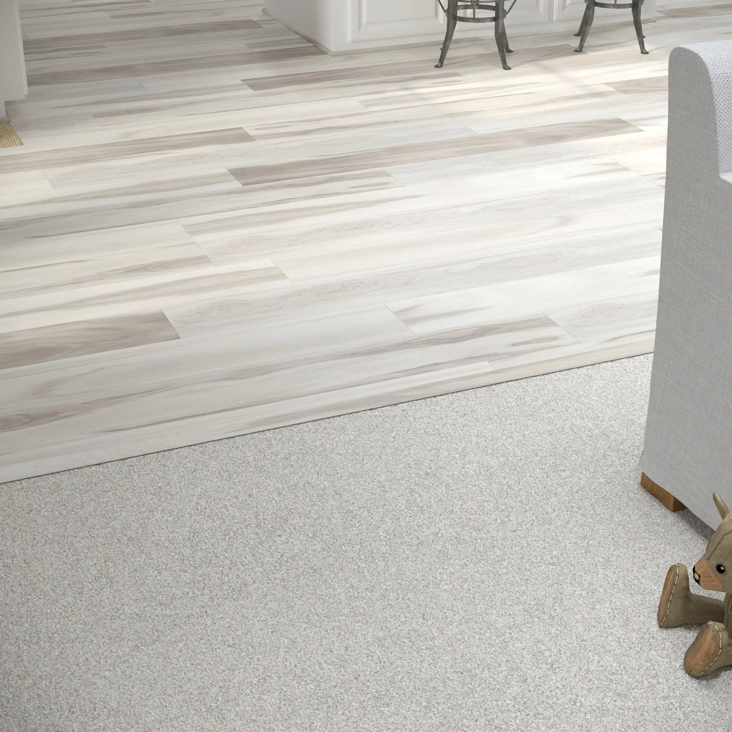 CALI Seascape Hickory 1.25-in x 72-in Vinyl Floor T-Moulding - Image 4