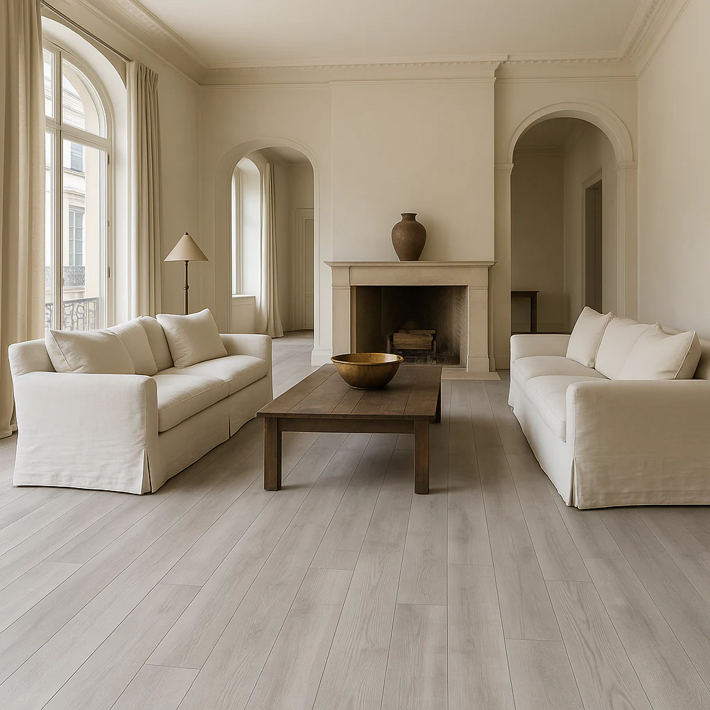 CALI Vinyl Aqua Tough Gray Ash Waterproof Luxury Vinyl Plank Sample - Image 4