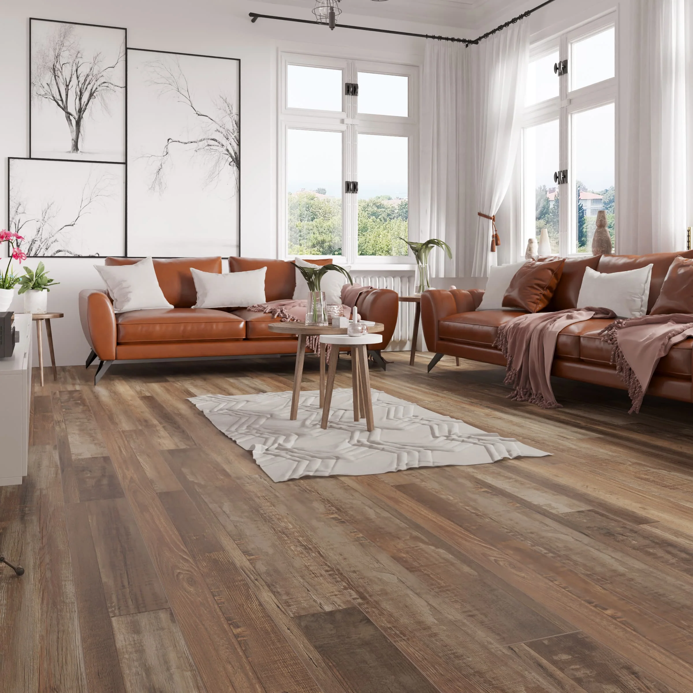 CALI Vinyl Mute Step Redefined Pine 6.5 mm x 7 in. W x 48 in. L Water-Resistant Luxury Vinyl Plank Flooring (24.03 sq. ft./case) - Image 6