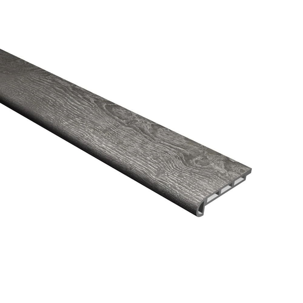 CALI Vinyl Pro with Mute Step 2.06-in x 72-in Breakwater Oak Prefinished Stair Nosing