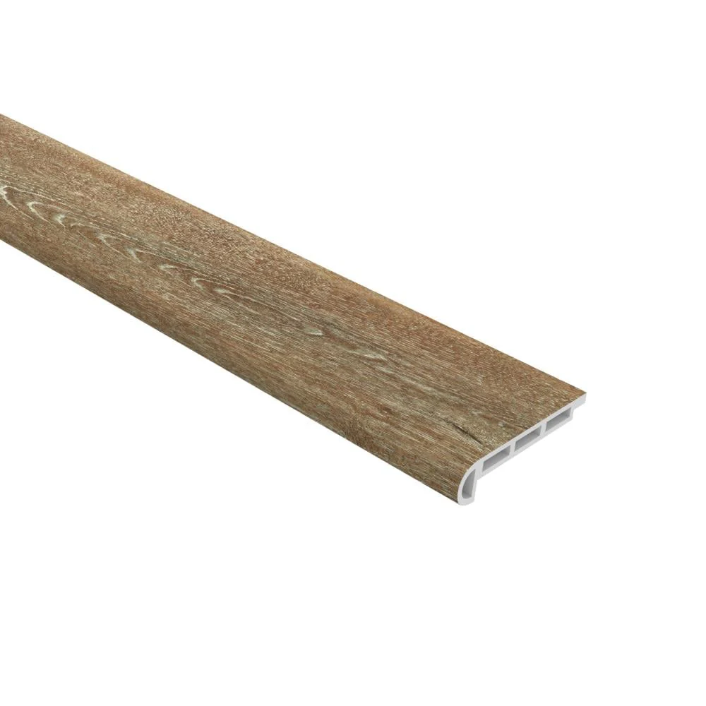 CALI Vinyl Pro with Mute Step 2.06-in x 72-in Natural Elm Prefinished Stair Nosing