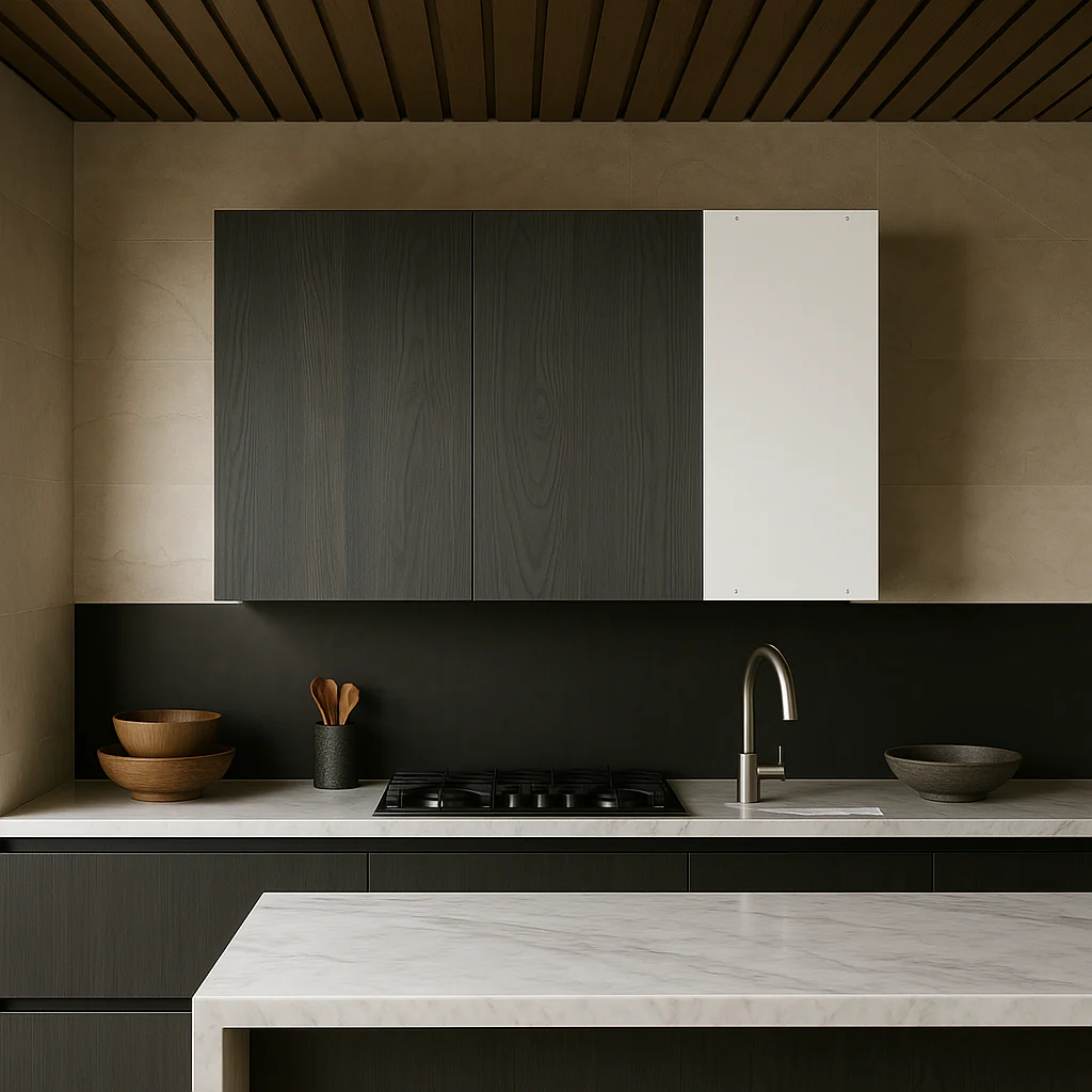 Cambridge Carbon Marine Blind Wall Kitchen Cabinet - Quick Assemble, Modern Style - Image 2