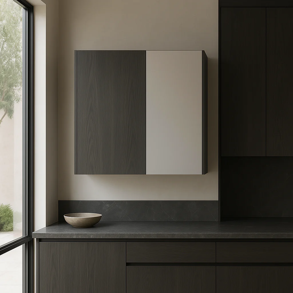 Cambridge Carbon Marine Blind Wall Kitchen Cabinet - Quick Assemble, Modern Style - Image 4