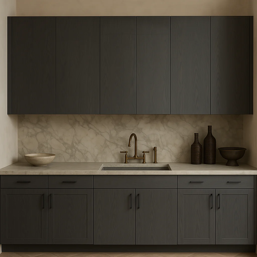 Cambridge Carbon Marine Wall Kitchen Cabinet, 33 x 30 in., 2 Door - Image 4
