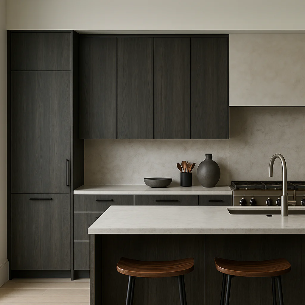 Cambridge Carbon Marine Wall Kitchen Cabinet - Quick Assemble, Modern Style - Image 2