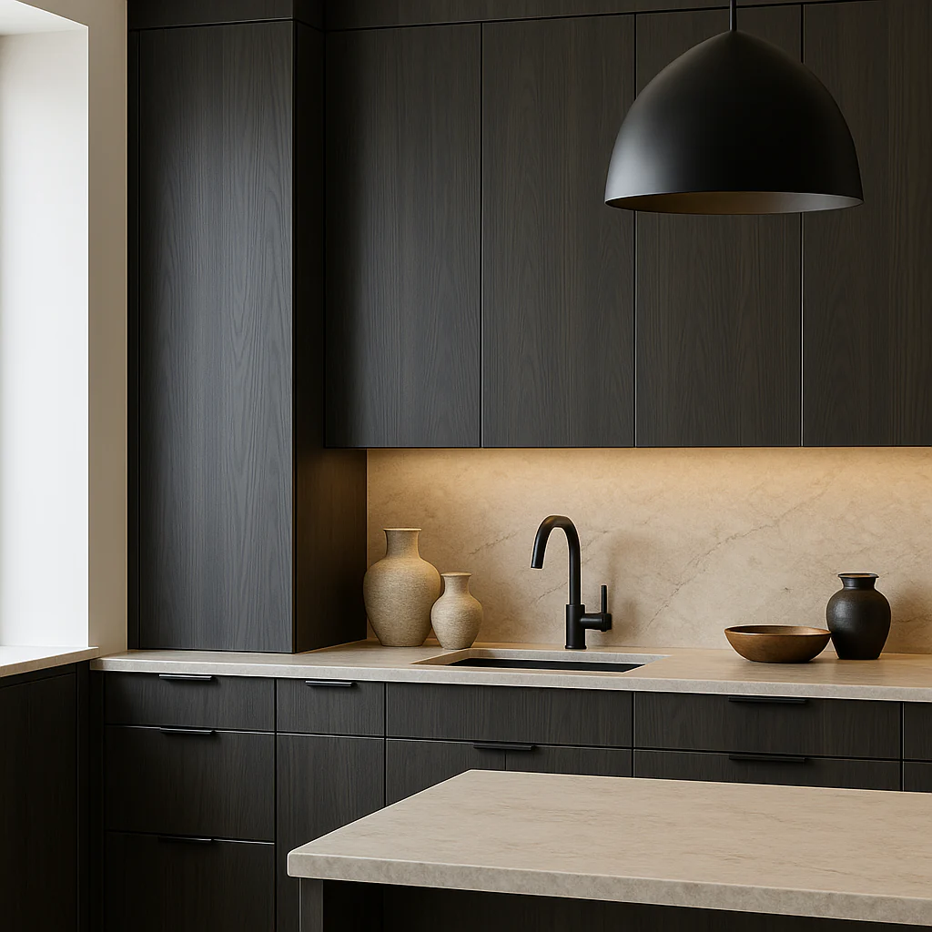 Cambridge Carbon Marine Wall Kitchen Cabinet - Quick Assemble, Modern Style - Image 4