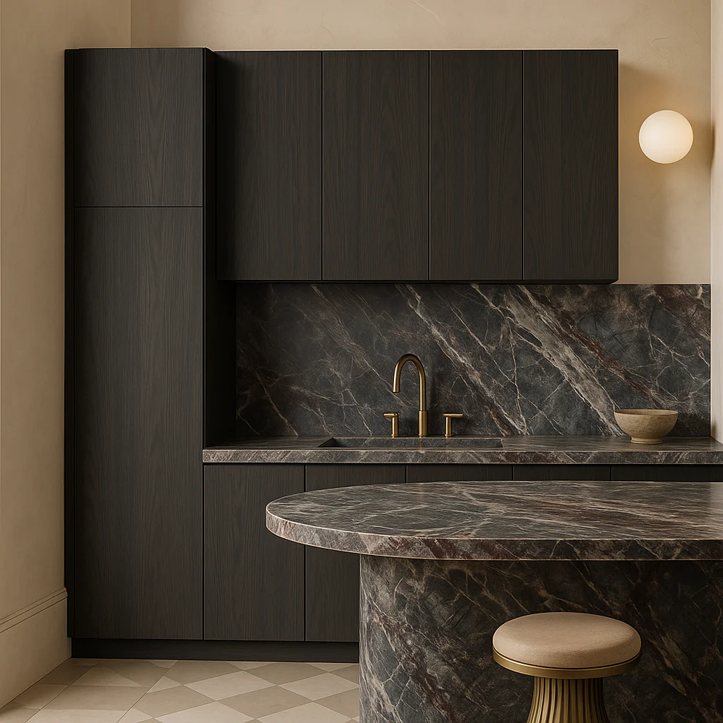 Cambridge Carbon Marine Wall Kitchen Cabinet - Quick Assemble, Modern Style - Image 3