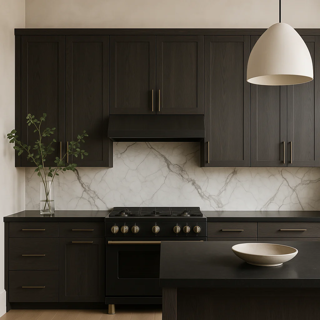 Cambridge Carbon Marine Wall Kitchen Cabinet - Quick Assemble, Modern Style - Image 3