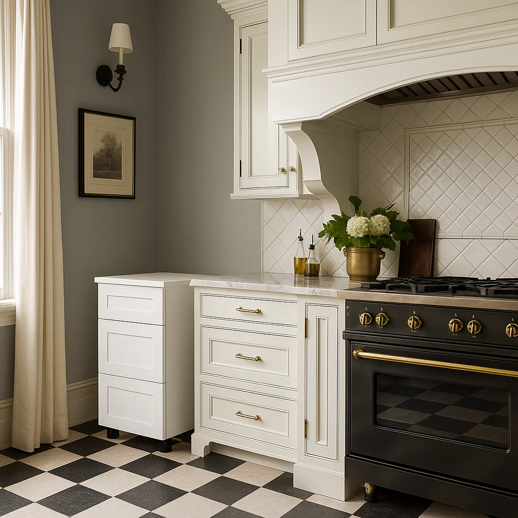 Cambridge Everest 30 in. Shaker Drawer Base Kitchen Cabinet in White - Image 3