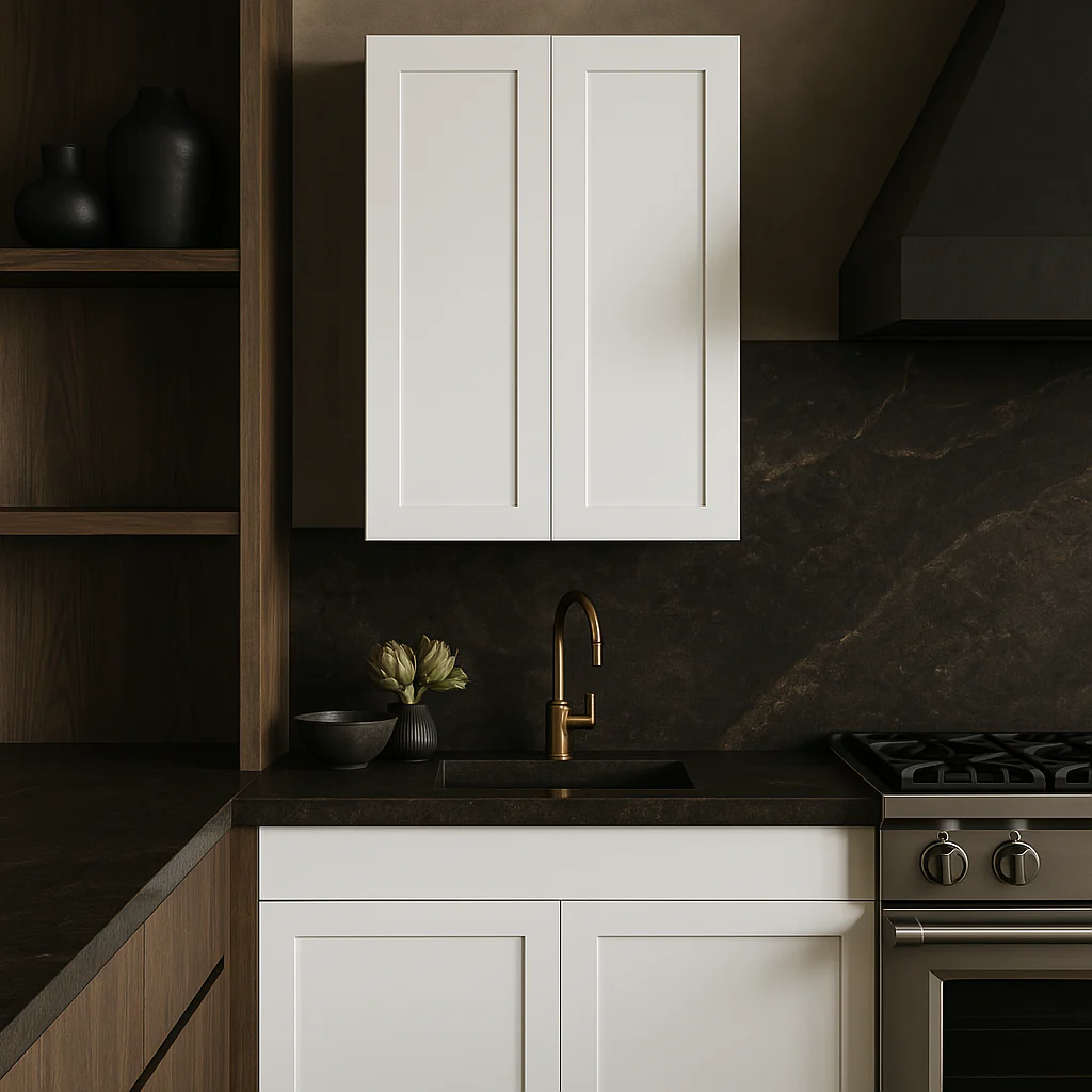 Cambridge Everest 30 in. White Shaker Wall Kitchen Cabinet - Image 2