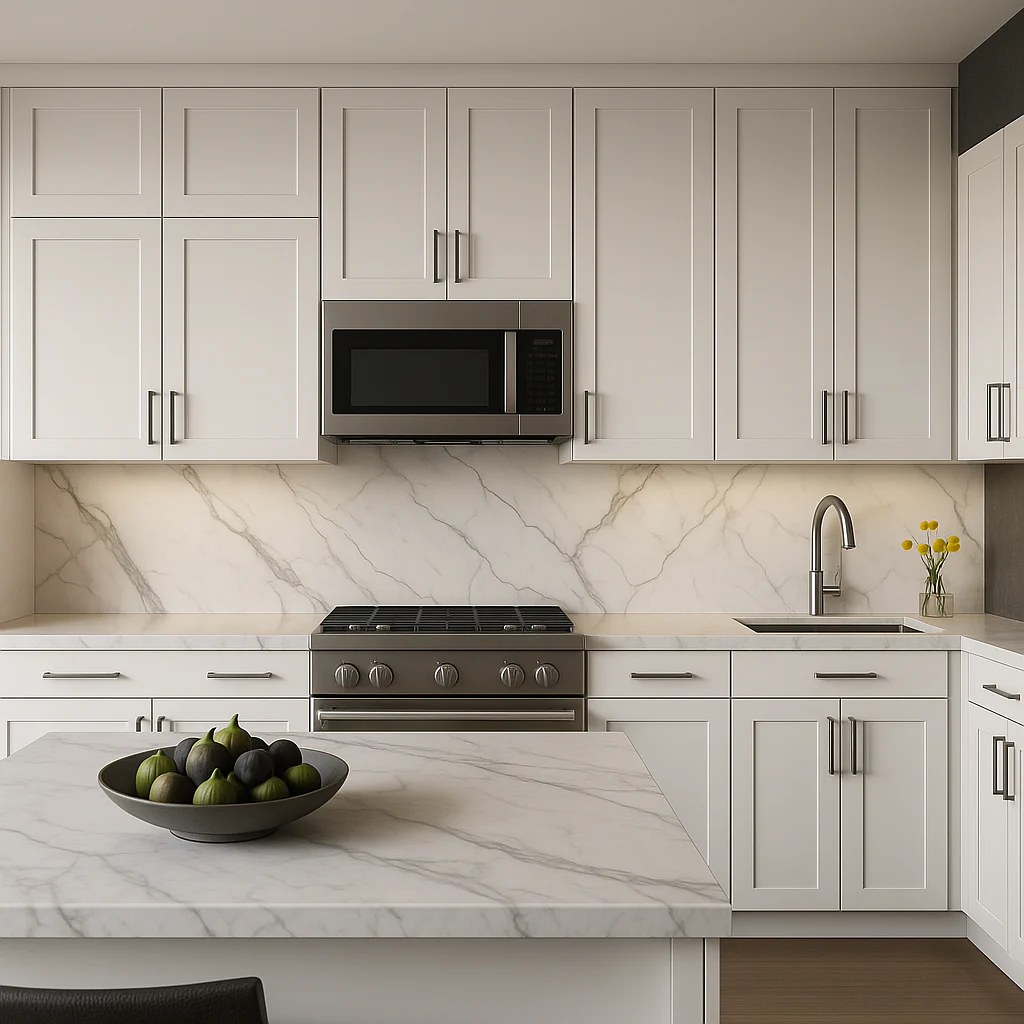 Cambridge Everest Shaker Wall Kitchen Cabinet, 12x12x36, White - Image 2