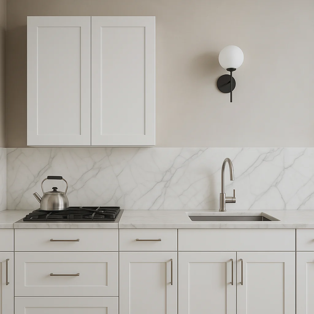 Cambridge Everest Shaker Wall Kitchen Cabinet, 33x12x30, White - Image 4