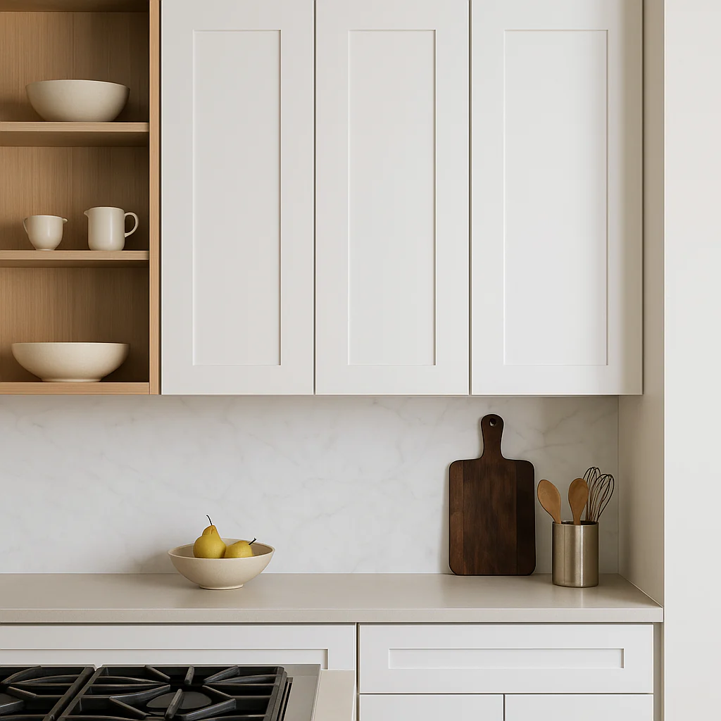 Cambridge Everest Shaker Wall Kitchen Cabinet, White, 15x12x30 in. - Image 3