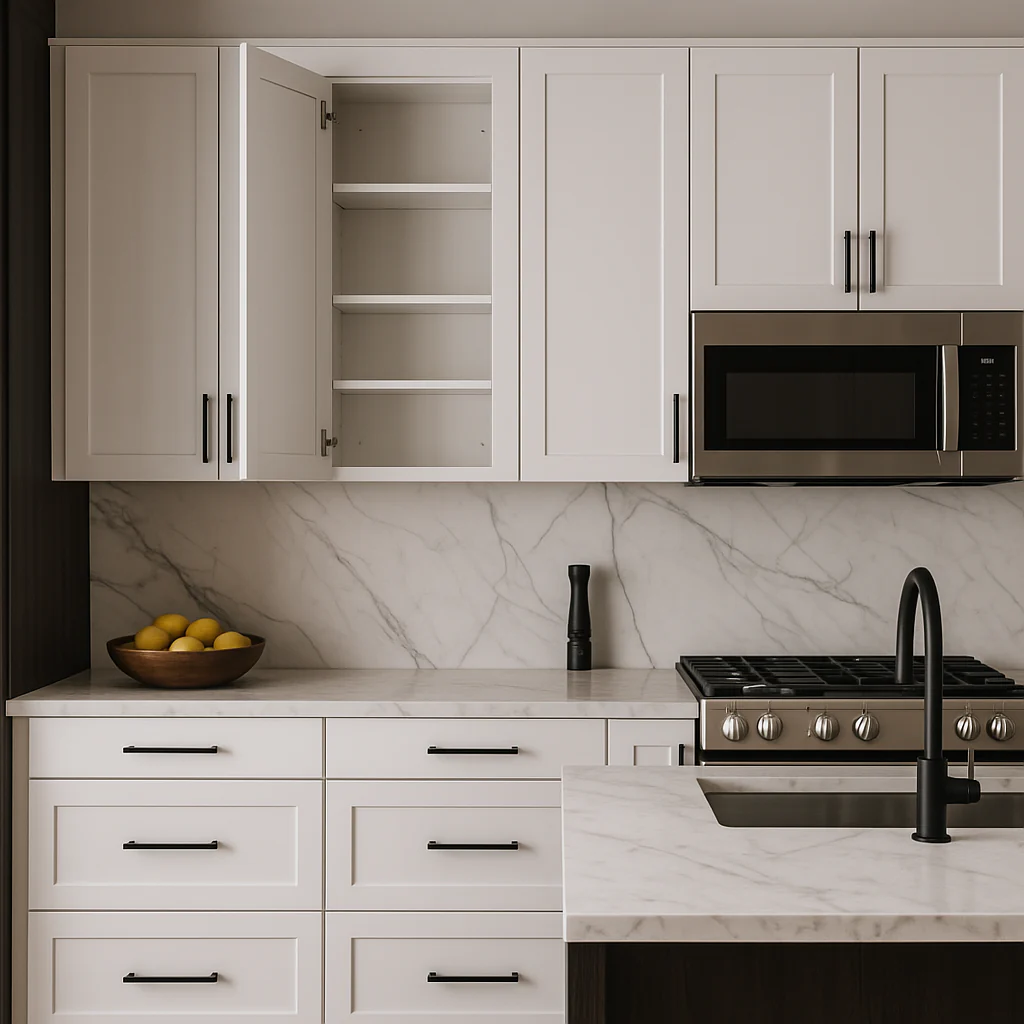 Cambridge Everest Shaker Wall Kitchen Cabinet, White, 15x12x36 in. - Image 2