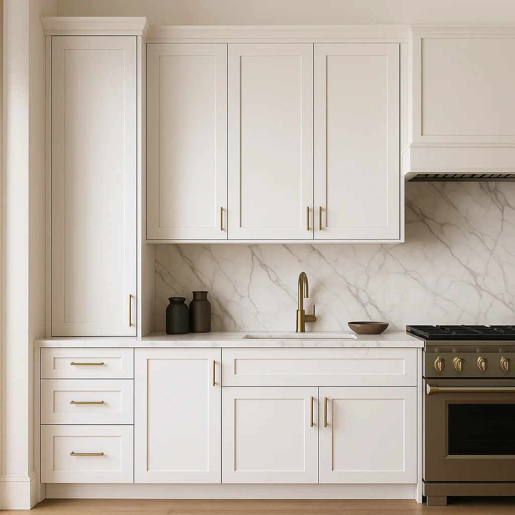 Cambridge Everest Shaker Wall Kitchen Cabinet, White, 15x12x36 in. - Image 4