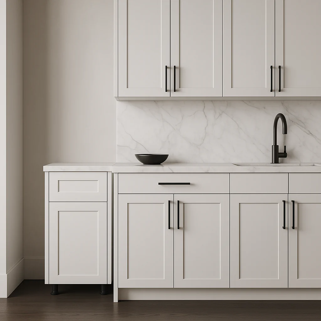 Cambridge Everest White Shaker Base Kitchen Cabinet, Ready to Assemble - Image 2