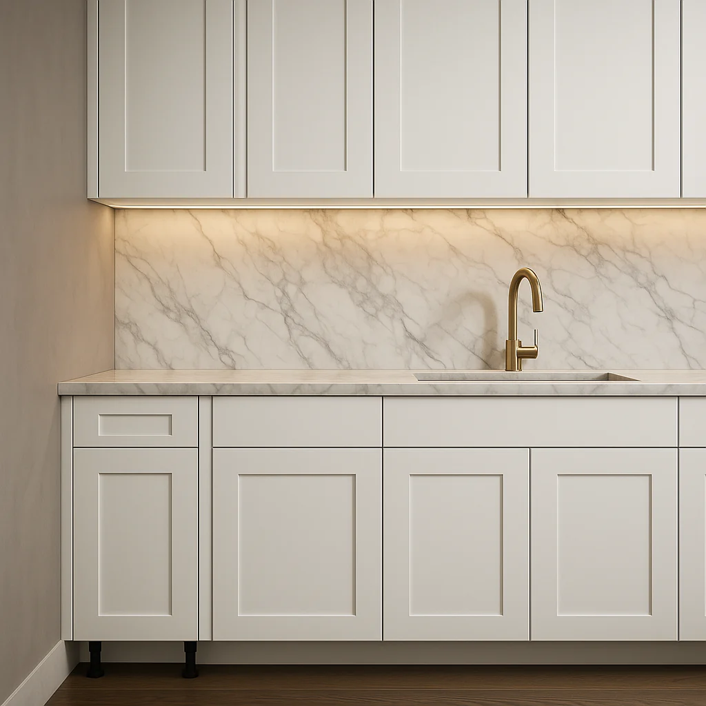 Cambridge Everest White Shaker Base Kitchen Cabinet, Ready to Assemble - Image 2